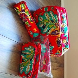 VERA BRADLEY 4 PIECE SET RUMBA PATTERN